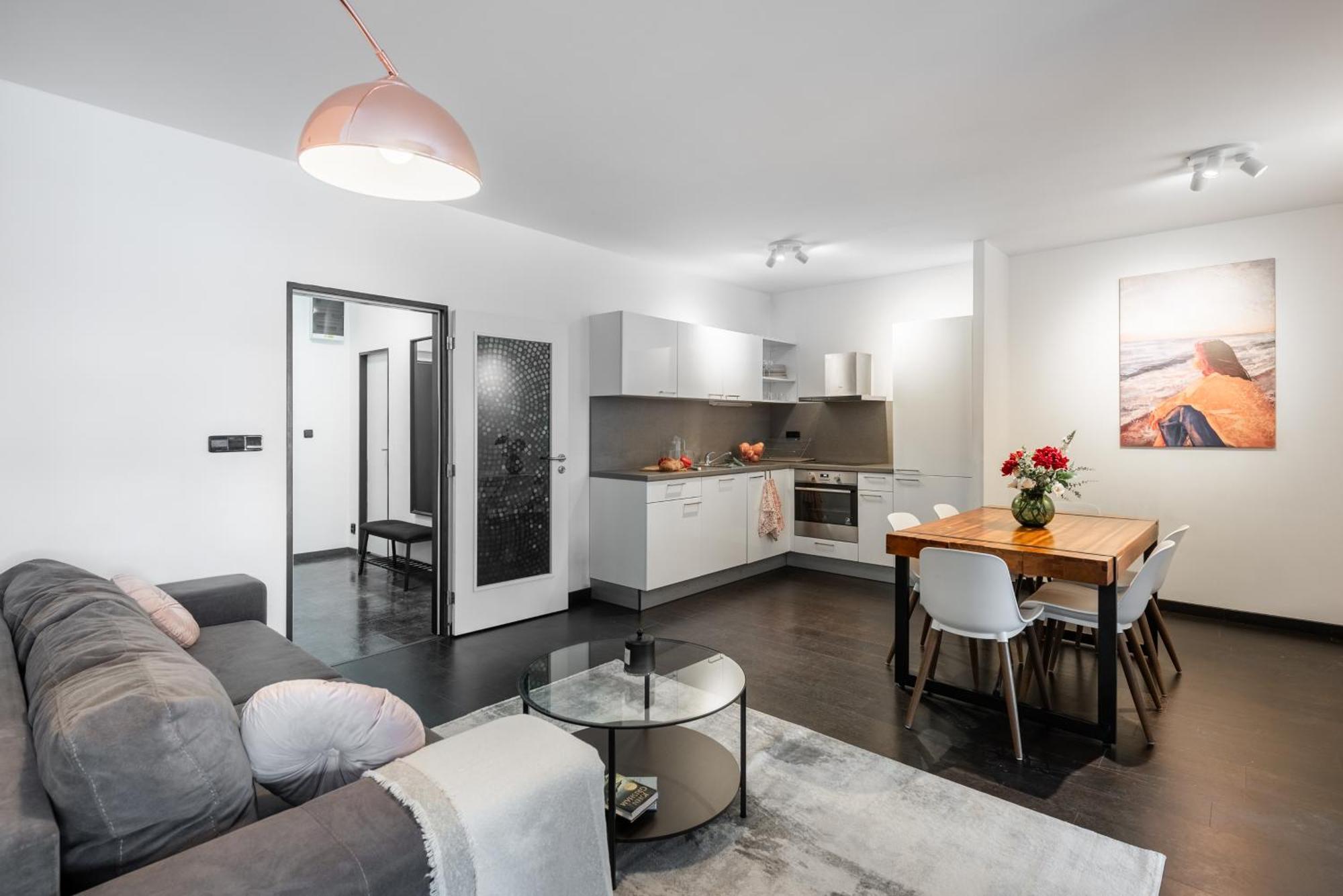 Spacious Apartments Near Karlin Square Прага Екстер'єр фото